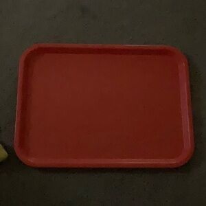 Bold Red Serving Tray